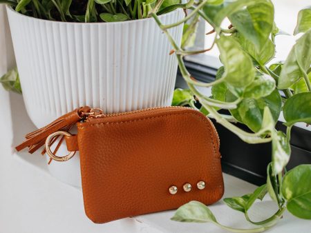 Take Me Along Wallet - Cognac Online