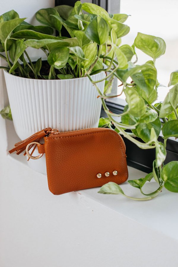 Take Me Along Wallet - Cognac Online