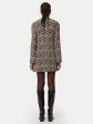 The Textured Long Sleeve Dress  in Dark Chocolate Fashion