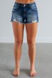 Sylvie Risen Shorts - Dark Wash For Discount