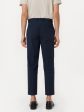 The Colin Tapered Seersucker Pant in Deep Blue For Sale