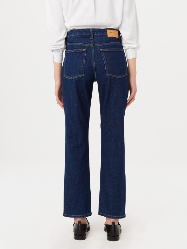 The Cyndi Straight Jean in Dark Wash Discount