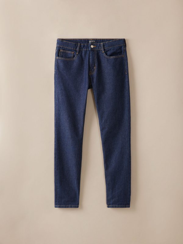 The Hugo Skinny Jean in Navy Hot on Sale