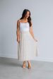 Orson Midi Skirt - Cream Mix Cheap