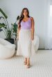 Orson Midi Skirt - Cream Mix Cheap