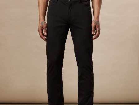 The Brunswick Slim Flex Pant in Black Discount