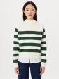 The Compact Mock Neck Sweater in Dark Green For Discount