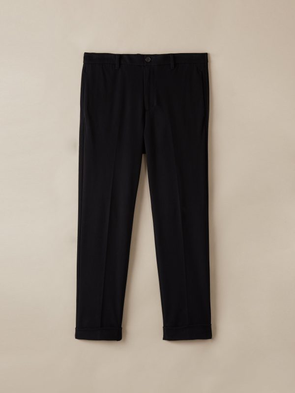 The Colin Tapered Flex Pant in Black Online