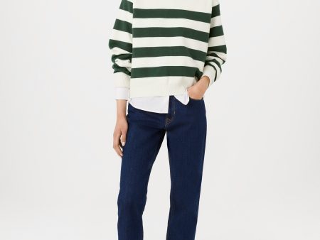 The Compact Mock Neck Sweater in Dark Green For Discount