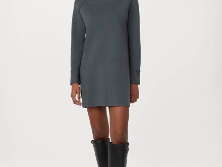 The Compact Sweater Dress in Slate Discount