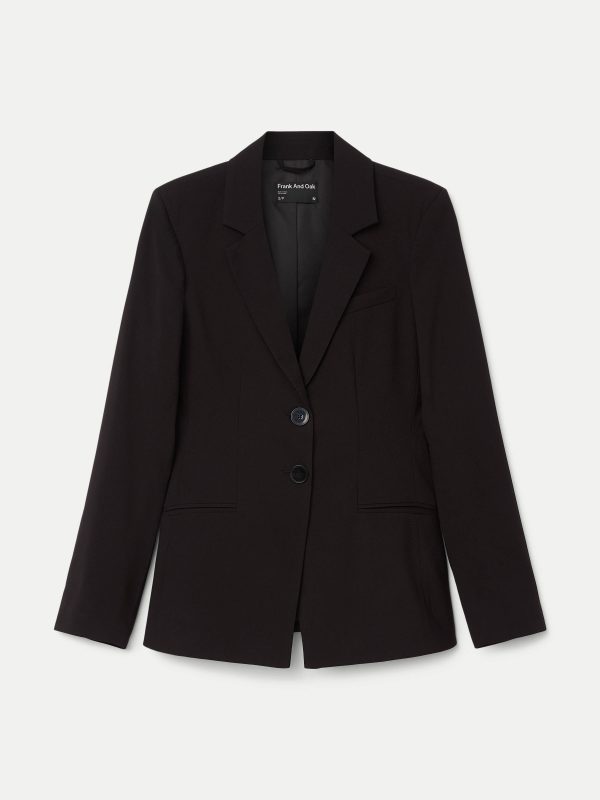 The Fitted Blazer  in Black Online Sale