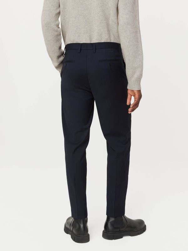 The Colin Tapered Pant in Deep Blue For Sale