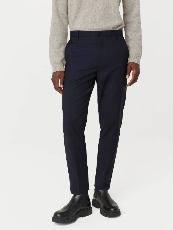 The Colin Tapered Pant in Deep Blue For Sale