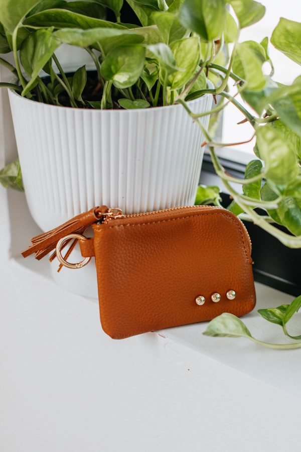 Take Me Along Wallet - Cognac Online