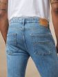 The Hugo Skinny Jean in Medium Blue Hot on Sale