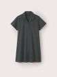 The Flex Camp Collar Dress in Teal Grey Online