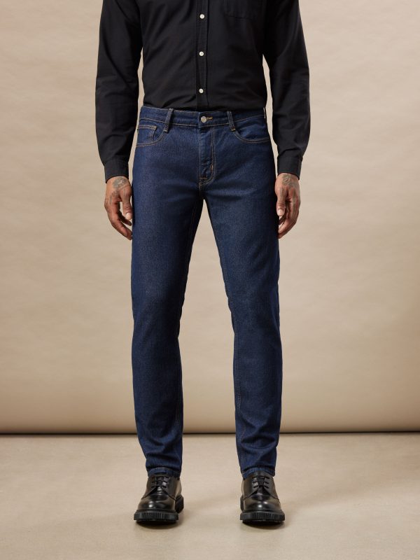 The Hugo Skinny Jean in Navy Hot on Sale