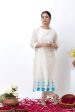 OFF WHITE HAND EMBROIDERED KURTA SET Supply