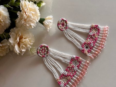 Blushing Fan Earings Fashion