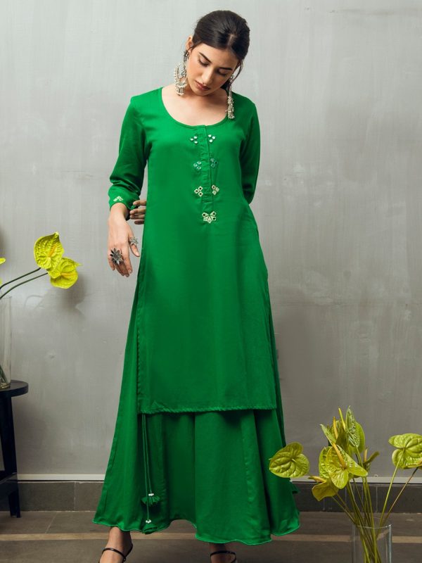 Sumadhya Kurta-Skirt Set with Dupatta Online Hot Sale