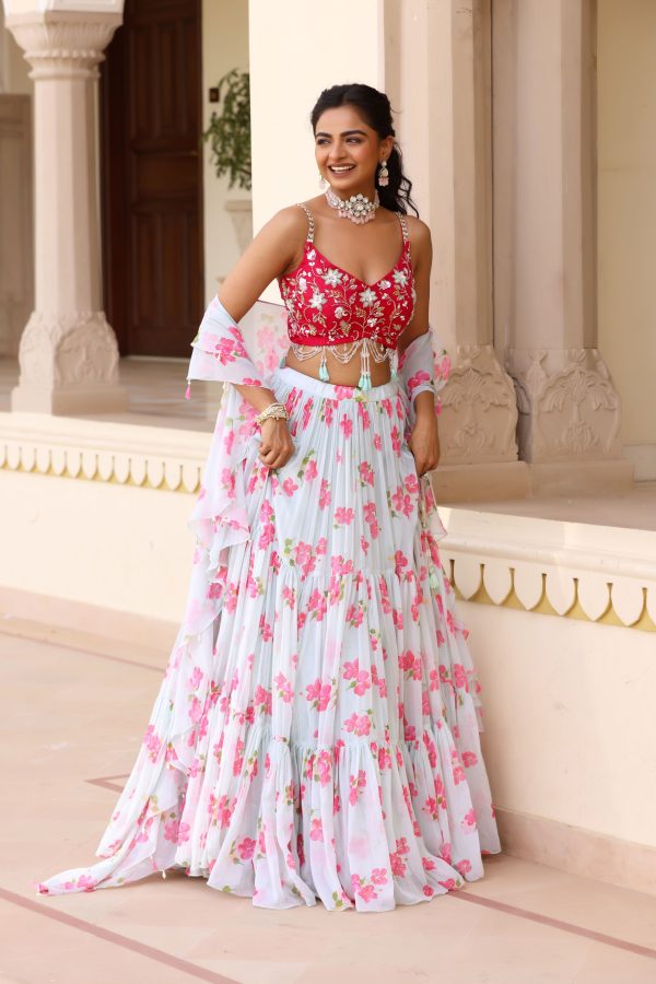 Bloom lehenga set Discount