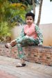 BOYS MINTY GREEN FLORAL KURTA SET WITH NEHRU JACKET Discount