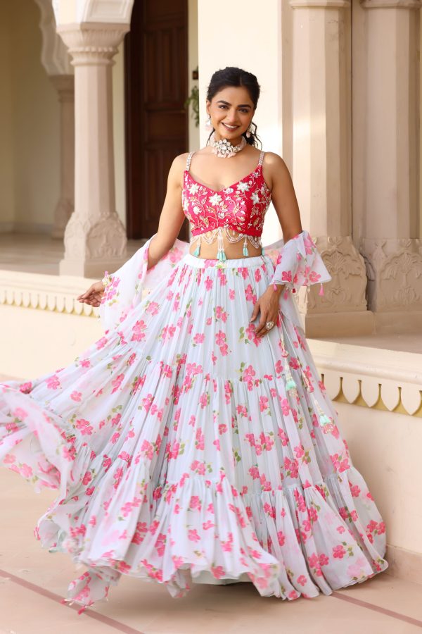 Bloom lehenga set Discount