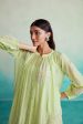 Zesty dress - Lime Hand embroidered oversized Dress Supply