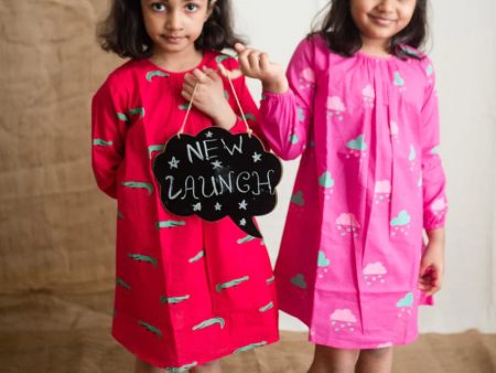 Christmas Crocodile Nightie for girls on Sale