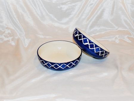 Atasi Blue Pottery Salad Bowls Fashion