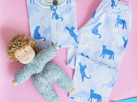 Blue Panther Night Dress for kids Online now