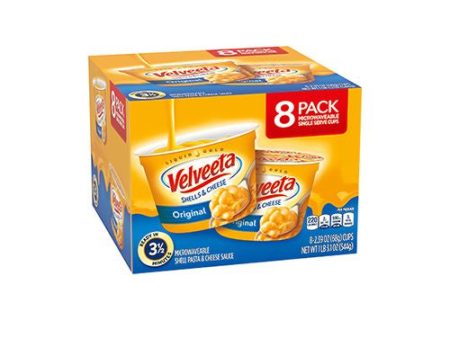 Velveeta Original Microwavable Shells & Cheese Cups 8-2.39 oz cups (B00WI0T5AQ) For Discount