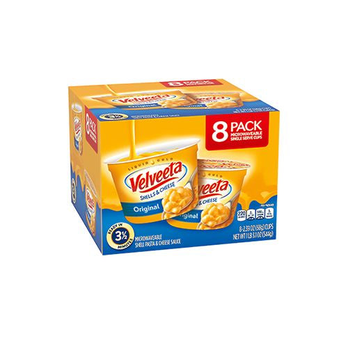 Velveeta Original Microwavable Shells & Cheese Cups 8-2.39 oz cups (B00WI0T5AQ) For Discount