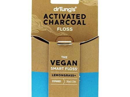 Activated Charcoal Floss  Lemongrass  30 yd (27 m)  Dr. Tung s Online Hot Sale