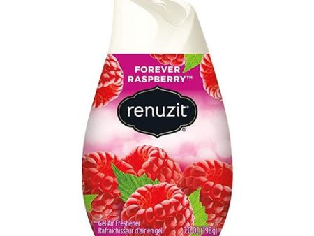 Renuzit Adjustable Solid Gel Air Freshener Cone  Forever Raspberry  Nonstop Freshness  7 Ounces  1 Cone Discount