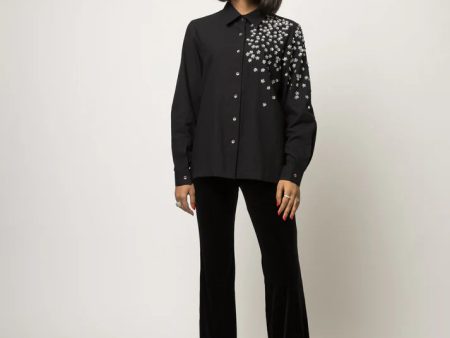 Floral Sparkle Shirt For Cheap