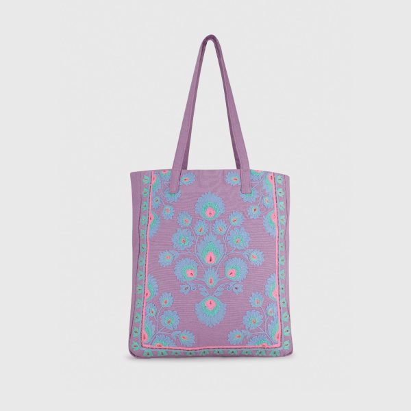 RANIA PURPLE TOTE BAG For Discount