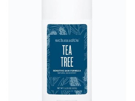 Schmidt s Tea Tree Sensitive Skin Deodorant Stick 3.25 oz Fashion