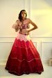 CELESTE  Pink Dupion Ombre Lehenga Sale