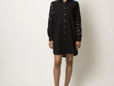 Floral Sleeves Shirt Dress Online Sale