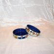 Scribble Blue Pottery Bowls Discount