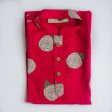 Blooming Red Kurta Payjama for Boys on Sale