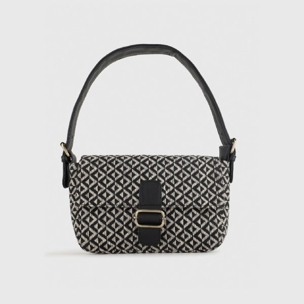 CHAVVI BLACK BAGUETTE BAG Discount