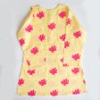 Lotus Blooms Ethnic Kurta Payjama for girls - Yellow Sale