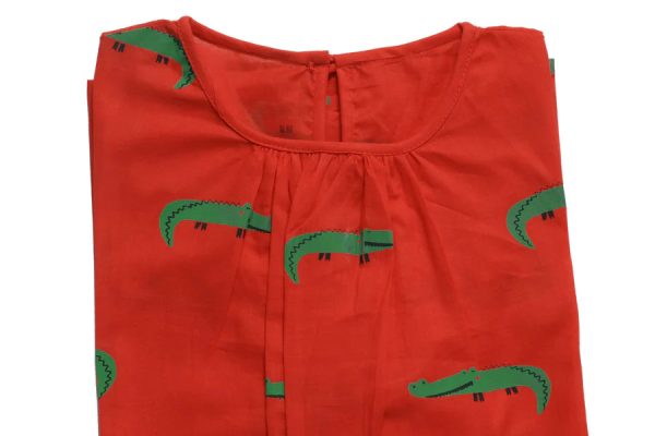 Christmas Crocodile Nightie for girls on Sale