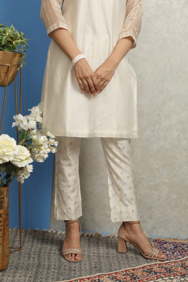 CHANDERI JACQUARD PANTS Sale