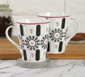 Appliqued Harmony Zing Mug (Set of 2) Fashion