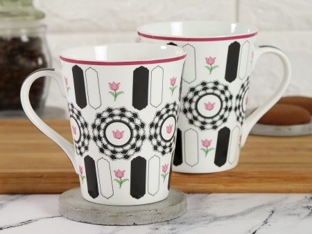 Appliqued Harmony Zing Mug (Set of 2) Fashion