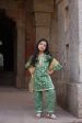 Amba - green suit for little girls Online Sale