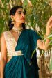 Zuri Ruffle Saree For Cheap